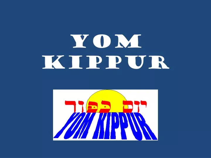 yom kippur