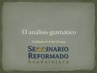 el an lisis gram tico