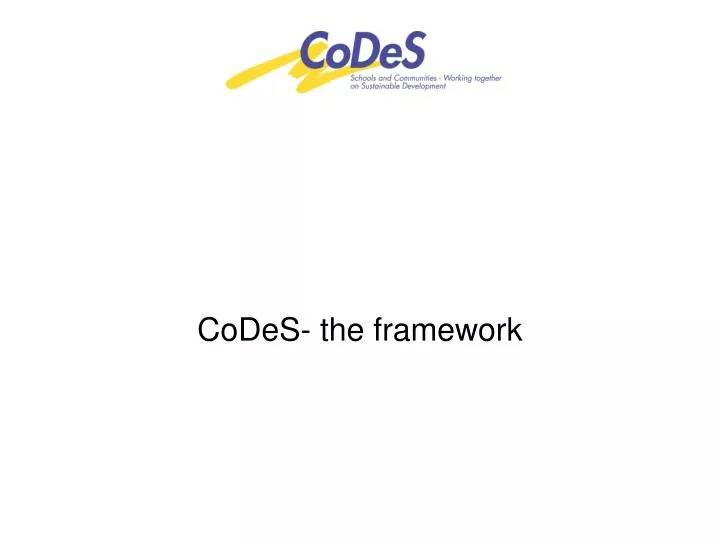 codes the framework