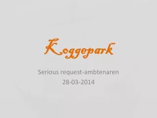 koggepark