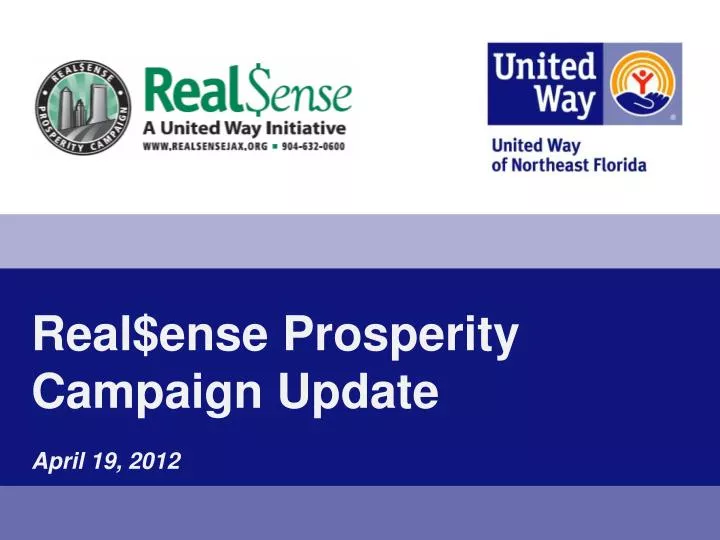 real ense prosperity campaign update april 19 2012