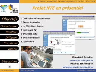 projet nte en pr sentiel