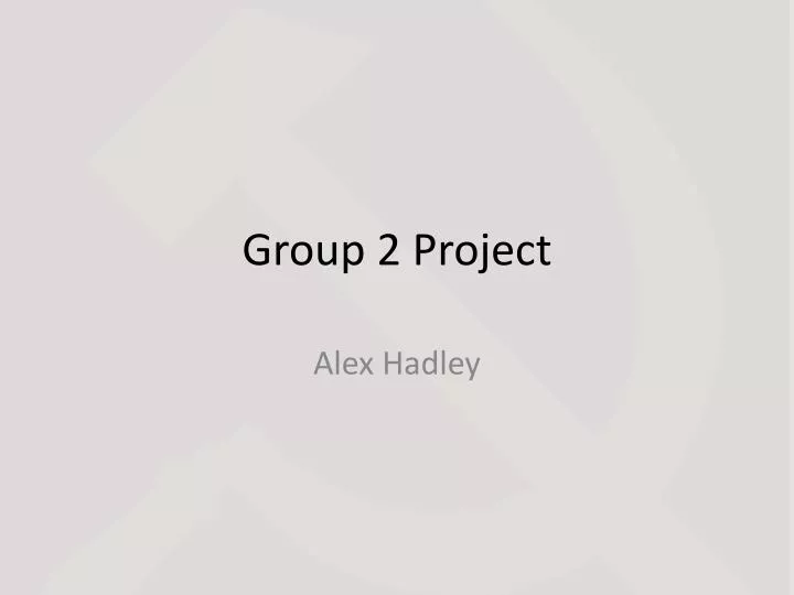 group 2 project