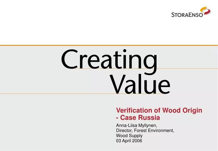 verification of wood origin case russia