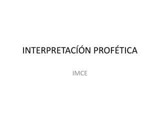 interpretac n prof tica