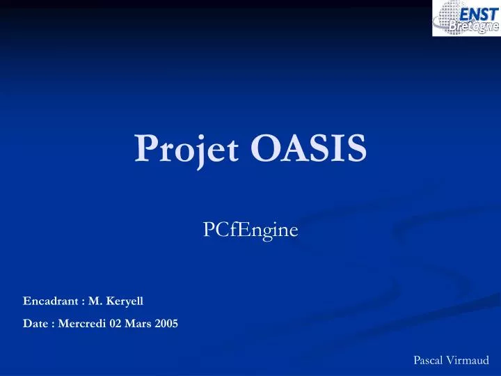projet oasis