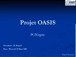 Projet OASIS - slide 1
