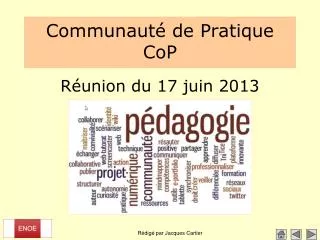 communaut de pratique cop