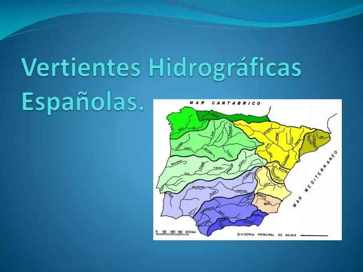 vertientes hidrogr ficas espa olas