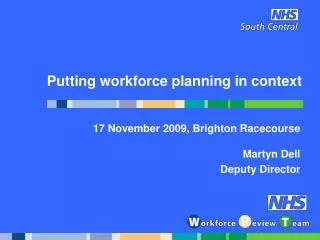 Putting workforce planning in context