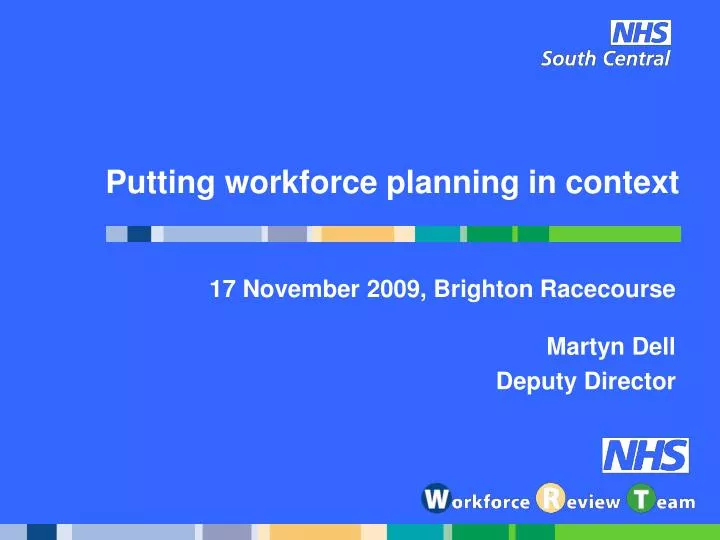 putting workforce planning in context