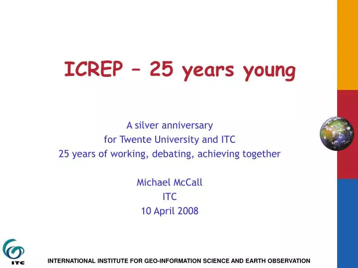 icrep 25 years young