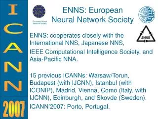 ENNS: European Neural Network Society