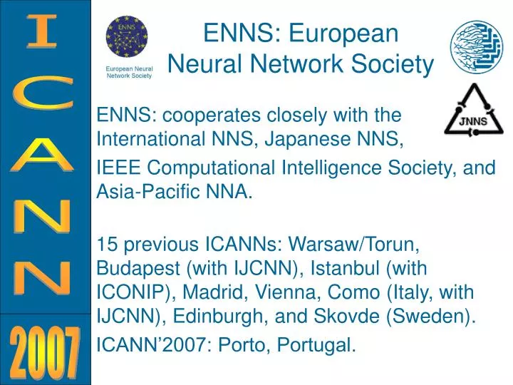 enns european neural network society