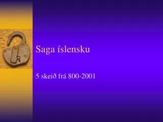 saga slensku