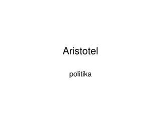 aristotel