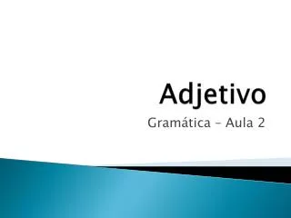 adjetivo