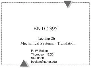 ENTC 395