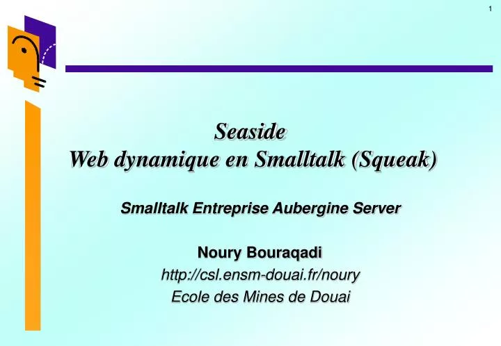 seaside web dynamique en smalltalk squeak