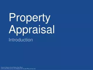 Property Appraisal