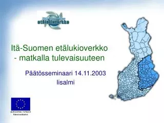 it suomen et lukioverkko matkalla tulevaisuuteen