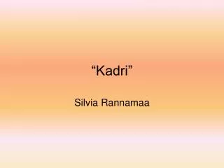 kadri
