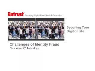 Challenges of Identity Fraud