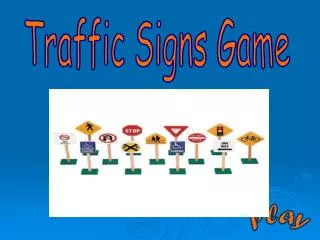 Traffic Signs Game
