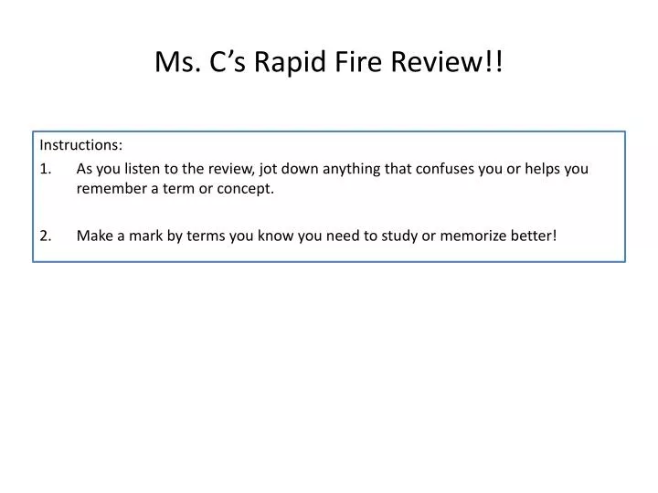 ms c s rapid fire review