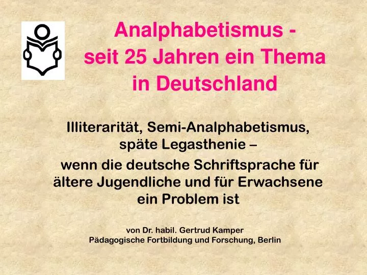 analphabetismus seit 25 jahren ein thema in deutschland