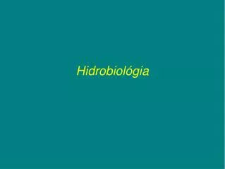 hidrobiol gia