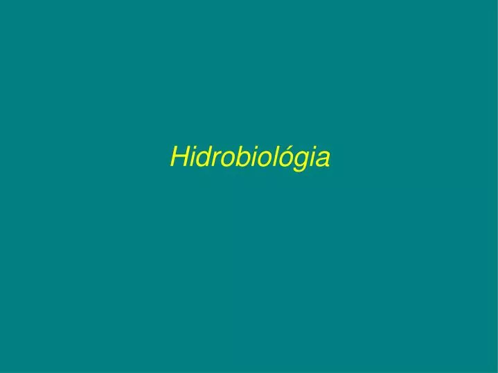 hidrobiol gia