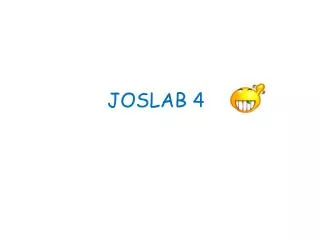 JOSLAB 4