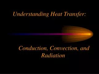 Understanding Heat Transfer: