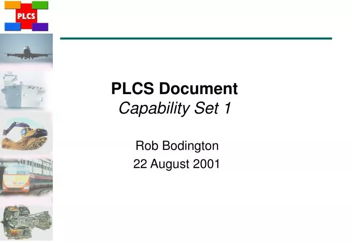 plcs document capability set 1