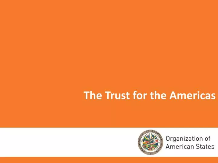 the trust for the americas