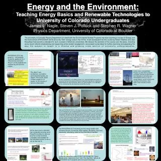 Energy and the Environment: