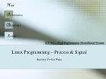 Linux Programming – Process &amp; Signal - slide 1