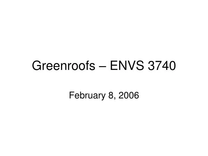 greenroofs envs 3740