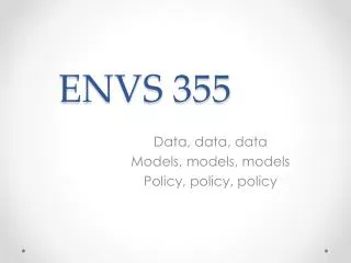 ENVS 355