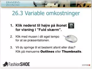 26 3 variable omkostninger