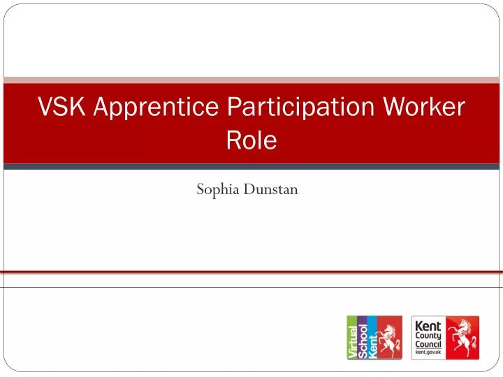 vsk apprentice participation worker role