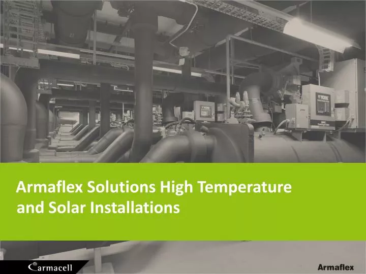 armaflex solutions high temperature