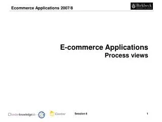 E-commerce Applications Process views
