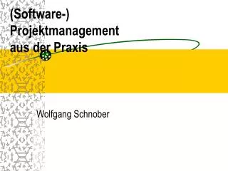 software projektmanagement aus der praxis
