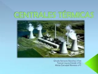 centrales t rmicas