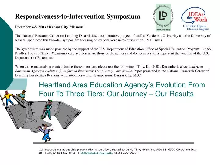 heartland area education agency s evolution from four to three tiers our journey our results