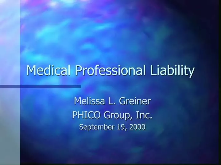 medical professional liability
