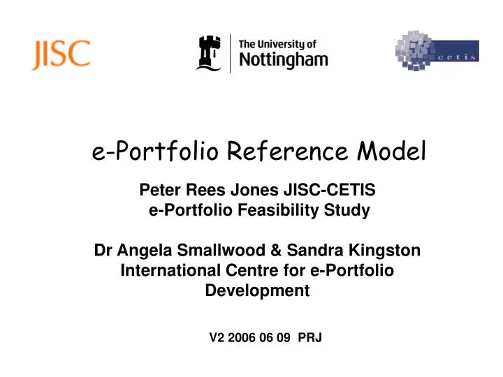 e portfolio reference model