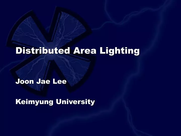 distributed area lighting